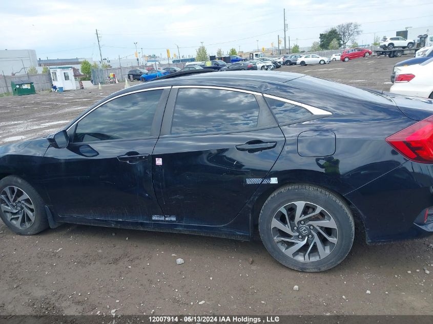 2018 Honda Civic Ex 4Dr VIN: 2HGFC2F86JH042021 Lot: 12007914