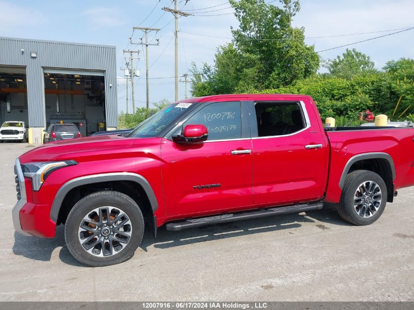 2022 Toyota Tundra VIN: 5TFJA5DBXNX025173 Lot: 12007916