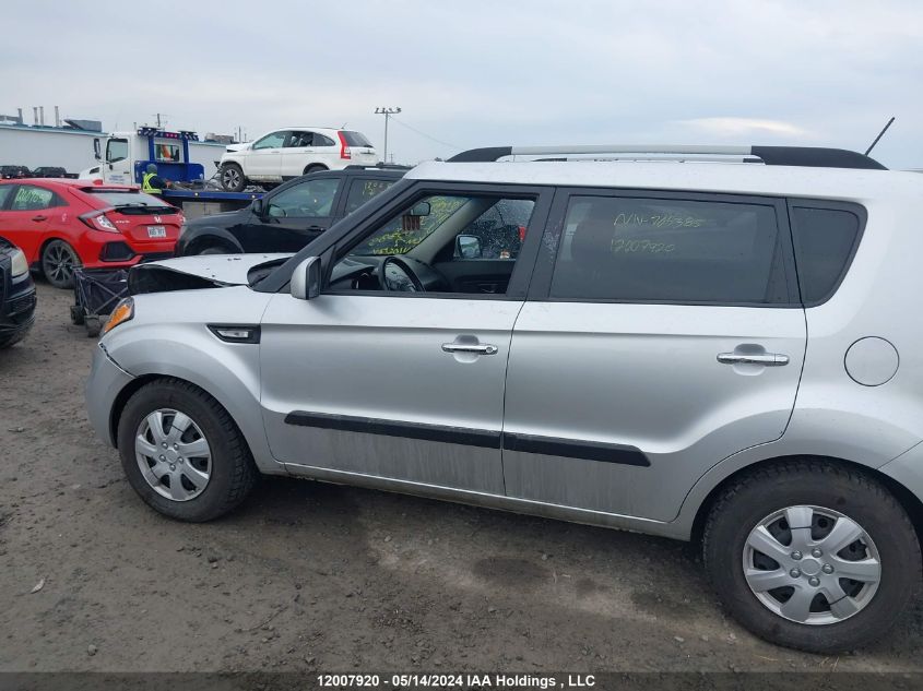 2011 Kia Soul VIN: KNDJT2A26B7705385 Lot: 12007920