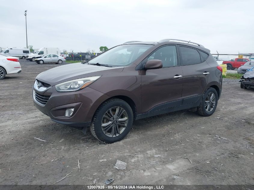 2014 Hyundai Tucson Gls/Limited/Se VIN: KM8JUCAG2EU918415 Lot: 12007925