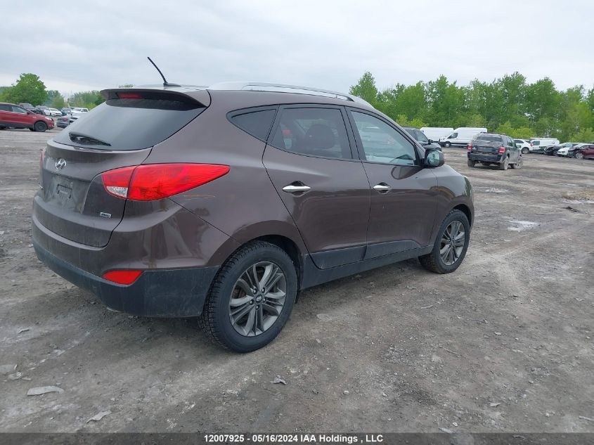 2014 Hyundai Tucson Gls/Limited/Se VIN: KM8JUCAG2EU918415 Lot: 12007925