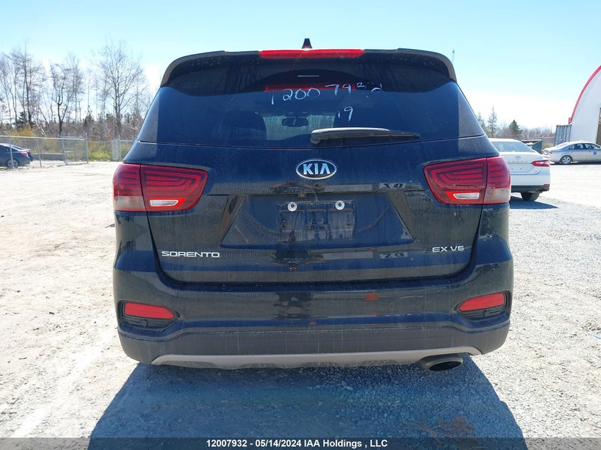 2019 Kia Sorento VIN: 5XYPHDA54KG505254 Lot: 12007932