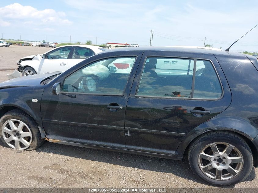 2005 Volkswagen Golf VIN: 9BWEL21J354019020 Lot: 12007935