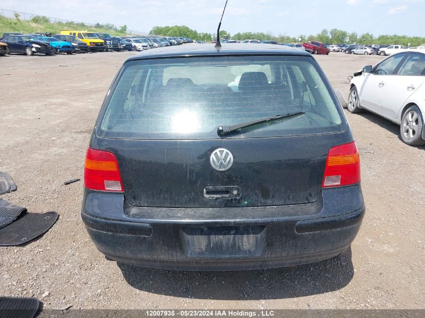 2005 Volkswagen Golf VIN: 9BWEL21J354019020 Lot: 12007935