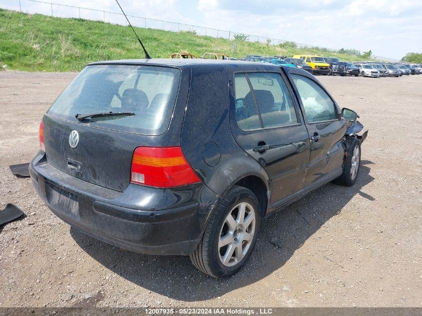 2005 Volkswagen Golf VIN: 9BWEL21J354019020 Lot: 12007935