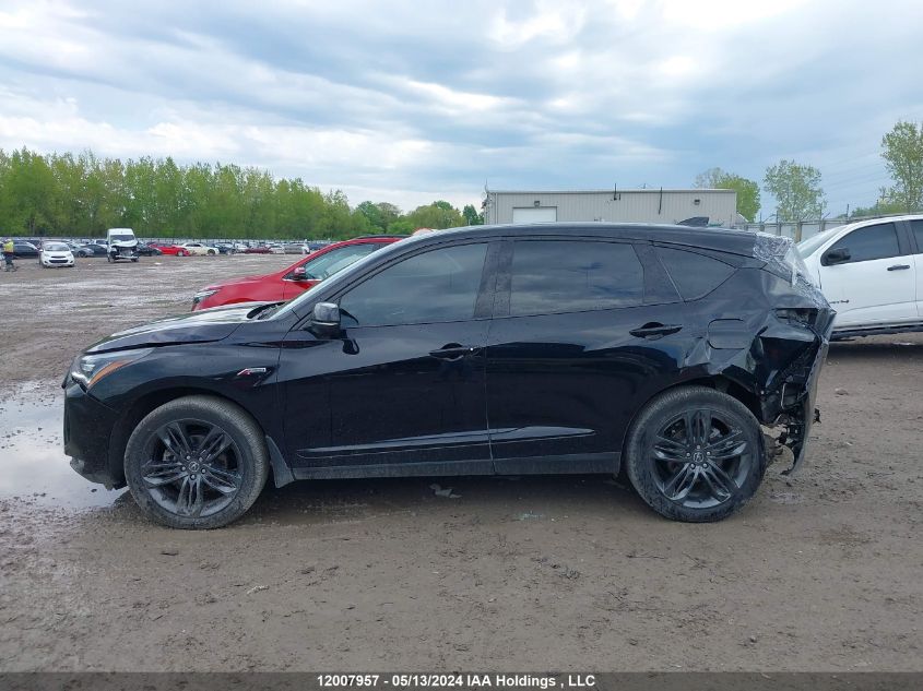 2022 Acura Rdx VIN: 5J8TC2H65NL801118 Lot: 12007957