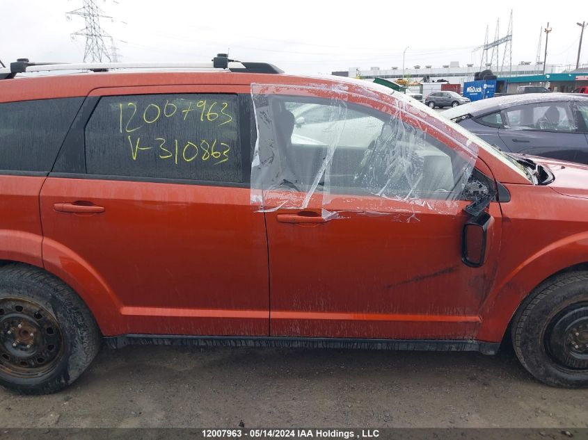 2012 Dodge Journey VIN: 3C4PDCCG9CT310863 Lot: 12007963