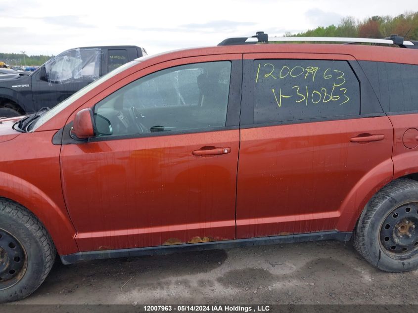 2012 Dodge Journey VIN: 3C4PDCCG9CT310863 Lot: 12007963