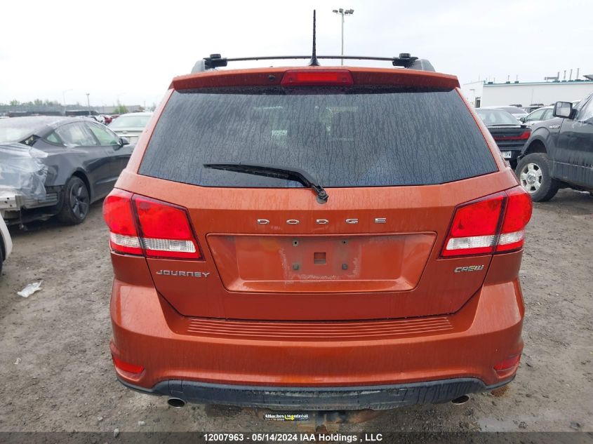 2012 Dodge Journey VIN: 3C4PDCCG9CT310863 Lot: 12007963