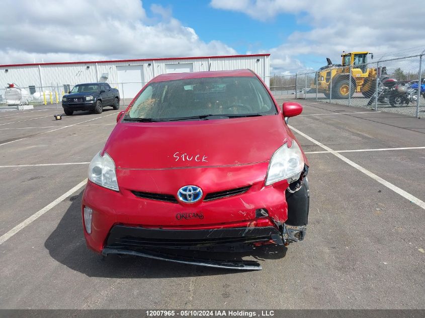 2013 Toyota Prius VIN: JTDKN3DU0D0342627 Lot: 12007965