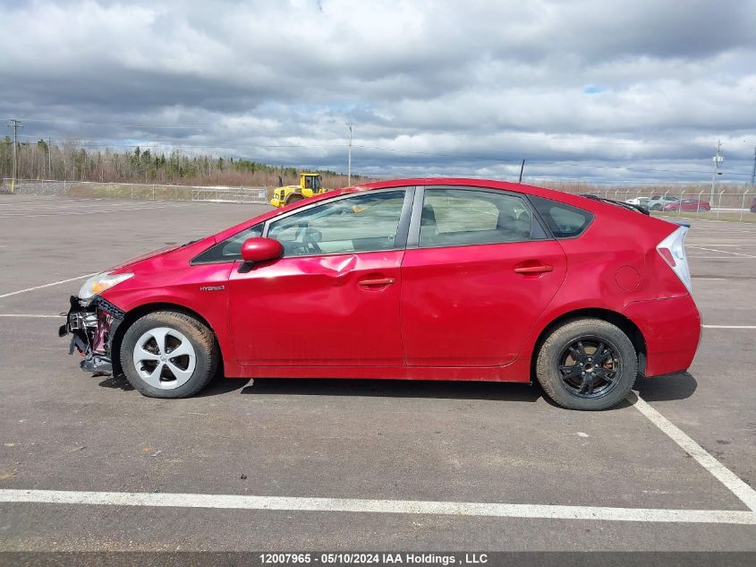 2013 Toyota Prius VIN: JTDKN3DU0D0342627 Lot: 12007965