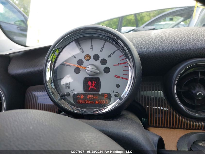 2010 Mini Cooper Hardtop VIN: WMWMF3C53ATZ62380 Lot: 12007977