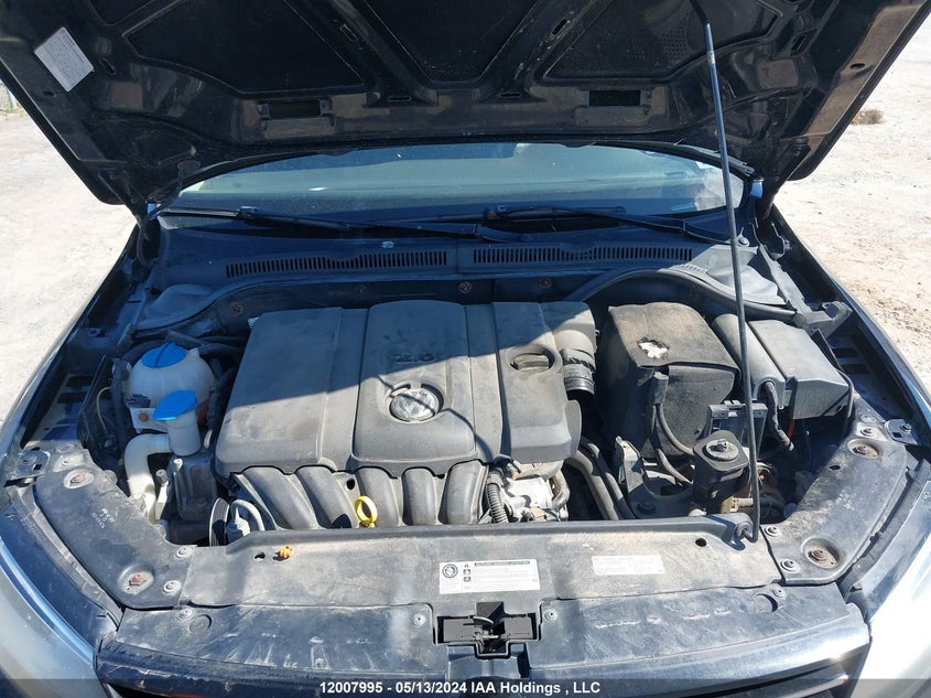 2013 Volkswagen Jetta 2.5L Sel VIN: 3VWGX7AJ3DM313926 Lot: 12007995