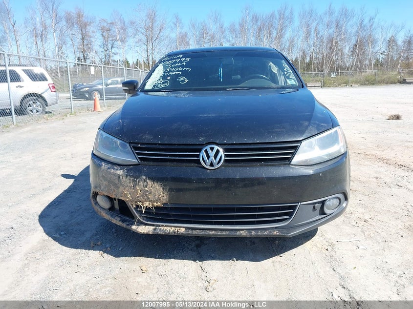 2013 Volkswagen Jetta 2.5L Sel VIN: 3VWGX7AJ3DM313926 Lot: 12007995