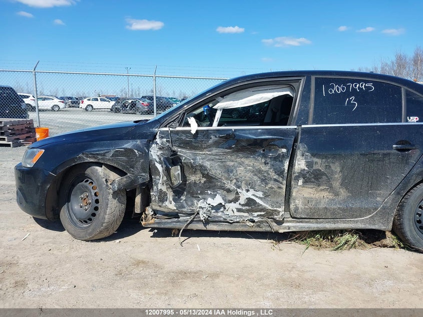 2013 Volkswagen Jetta 2.5L Sel VIN: 3VWGX7AJ3DM313926 Lot: 12007995