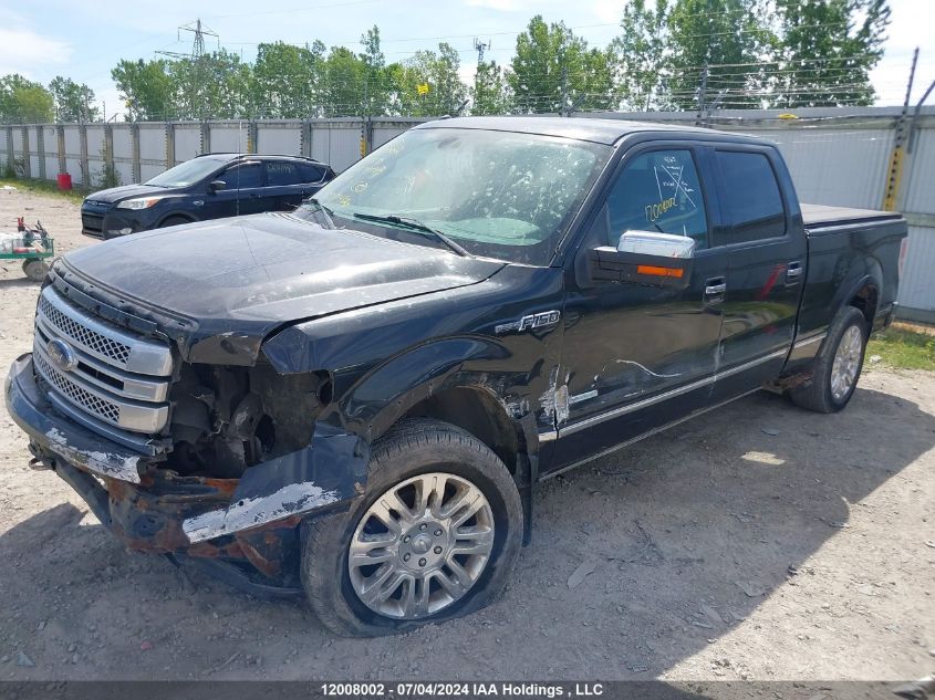2013 Ford F-150 Platinum VIN: 1FTFW1ETXDFC74942 Lot: 12008002
