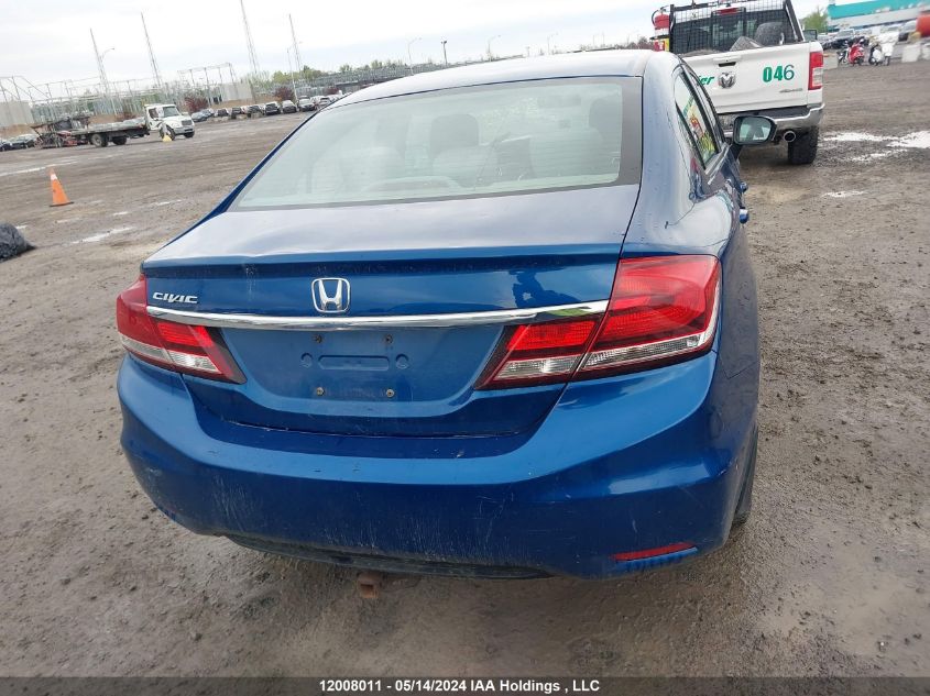 2014 Honda Civic Lx VIN: 2HGFB2F42EH015260 Lot: 12008011