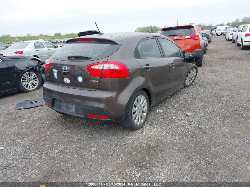 2015 Kia Rio VIN: KNADN5A34F6995913 Lot: 12008014