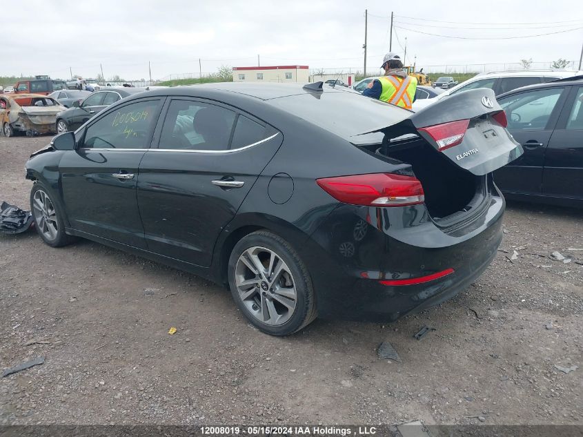 2017 Hyundai Elantra Limited VIN: KMHD84LF0HU086153 Lot: 12008019