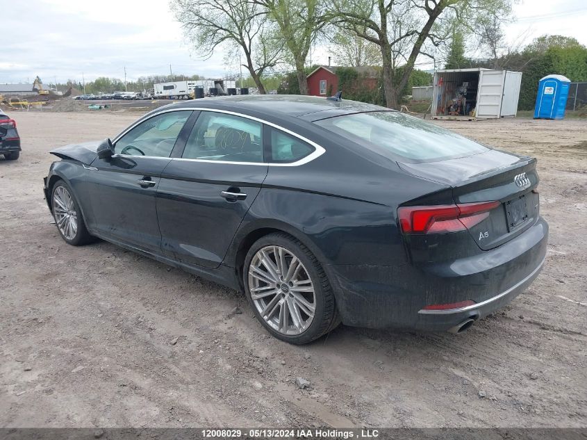 2019 Audi A5 Sportback VIN: WAUANCF56KA006115 Lot: 12008029