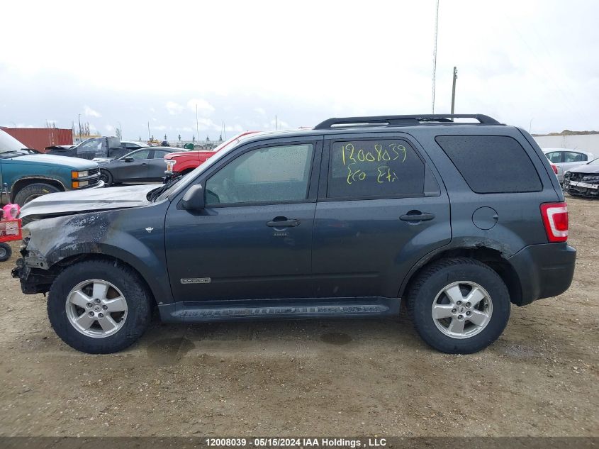 2008 Ford Escape VIN: 1FMCU93188KA58329 Lot: 12008039