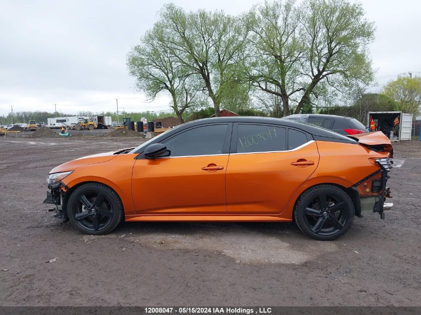 2021 Nissan Sentra Sr VIN: 3N1AB8DV1MY295613 Lot: 12008047