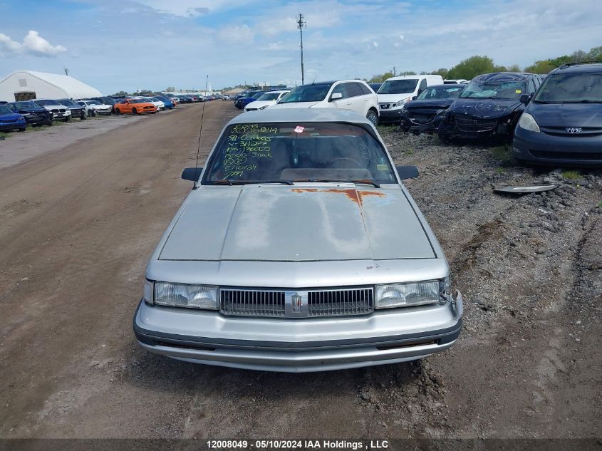 1991 Oldsmobile Cutlass Ciera S VIN: 2G3AJ51N0M2311277 Lot: 12008049