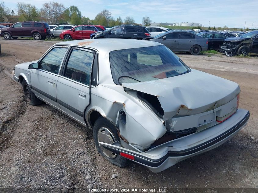 1991 Oldsmobile Cutlass Ciera S VIN: 2G3AJ51N0M2311277 Lot: 12008049