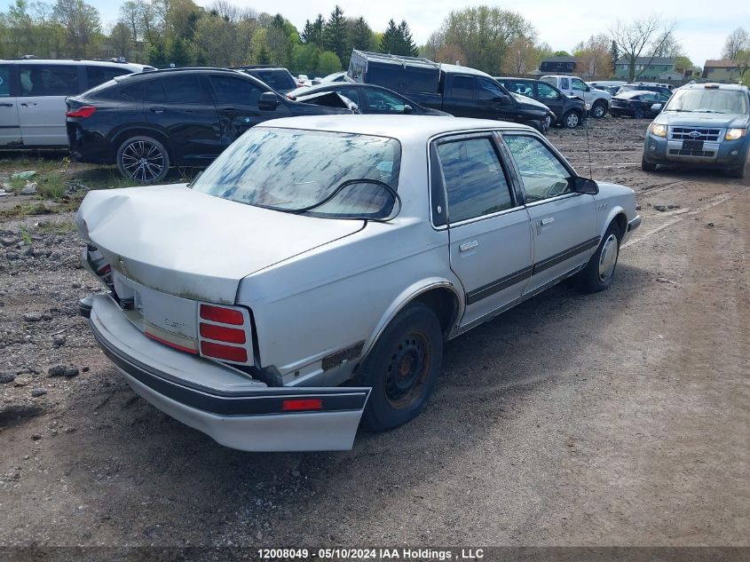 1991 Oldsmobile Cutlass Ciera S VIN: 2G3AJ51N0M2311277 Lot: 12008049