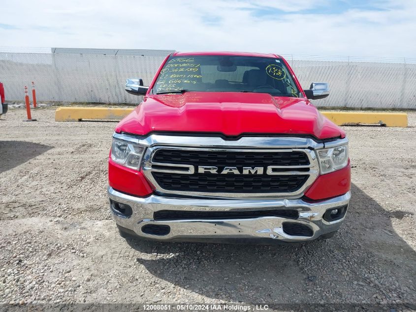 2022 Ram 1500 Big Horn VIN: 1C6RRFFG2NN347139 Lot: 12008051