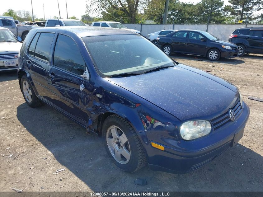 2002 Volkswagen Golf VIN: 9BWGP21J424060801 Lot: 12008057