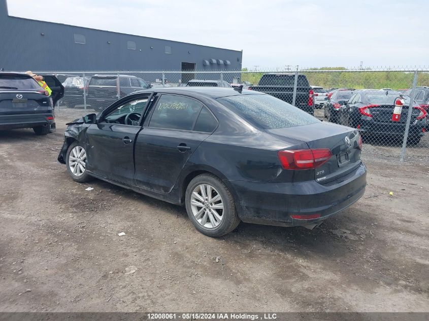 2017 Volkswagen Jetta Sedan VIN: 3VW2B7AJ5HM371602 Lot: 12008061