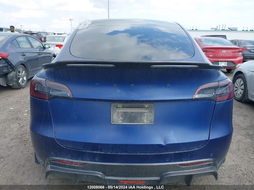 2022 Tesla Model Y VIN: 7SAYGDEFXNF464508 Lot: 12008066