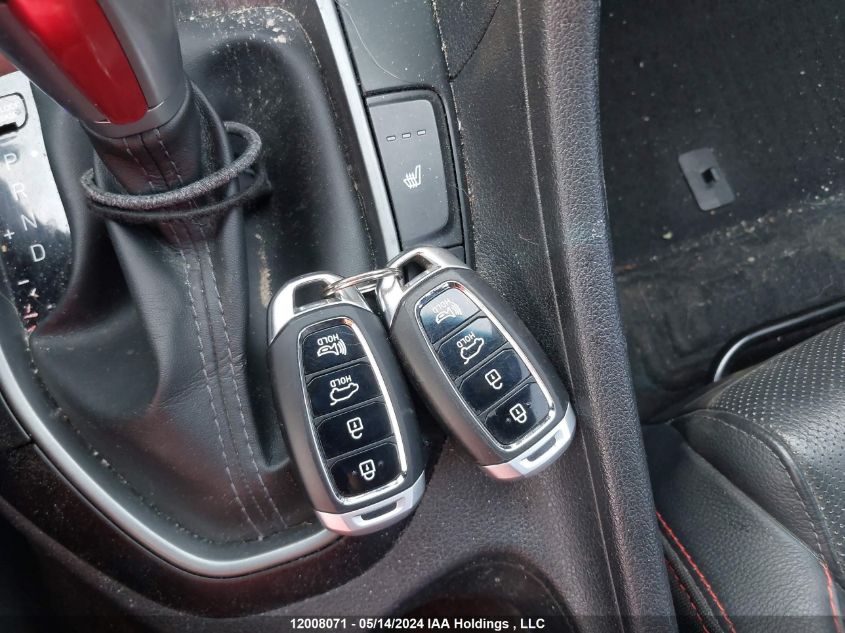 2019 Hyundai Veloster Turbo/Turbo R-Spec/Turbo VIN: KMHTK6AB7KU008080 Lot: 12008071