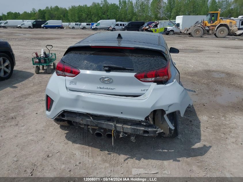 2019 Hyundai Veloster Turbo/Turbo R-Spec/Turbo VIN: KMHTK6AB7KU008080 Lot: 12008071
