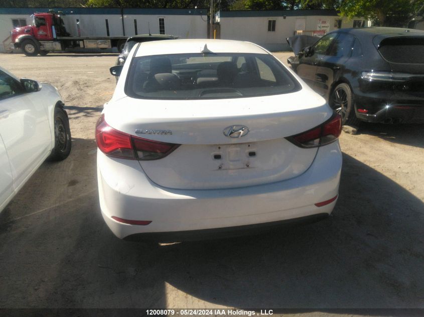 2014 Hyundai Elantra Gl VIN: 5NPDH4AE2EH525552 Lot: 12008079