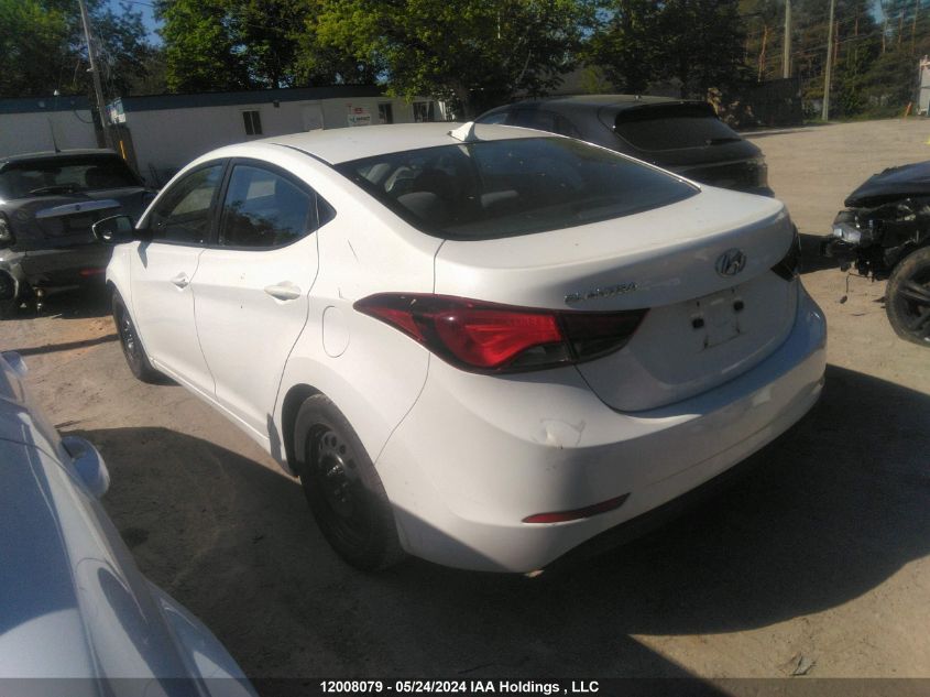 2014 Hyundai Elantra Gl VIN: 5NPDH4AE2EH525552 Lot: 12008079