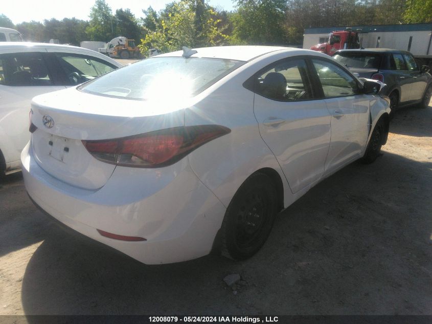 2014 Hyundai Elantra Gl VIN: 5NPDH4AE2EH525552 Lot: 12008079