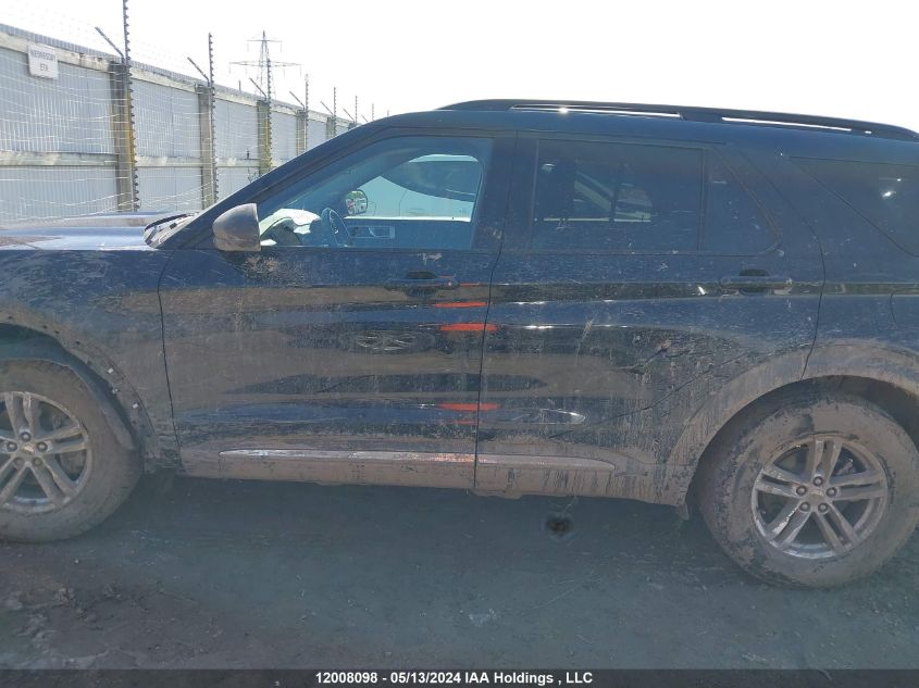 2022 Ford Explorer Xlt VIN: 1FMSK8DHXNGB03342 Lot: 12008098