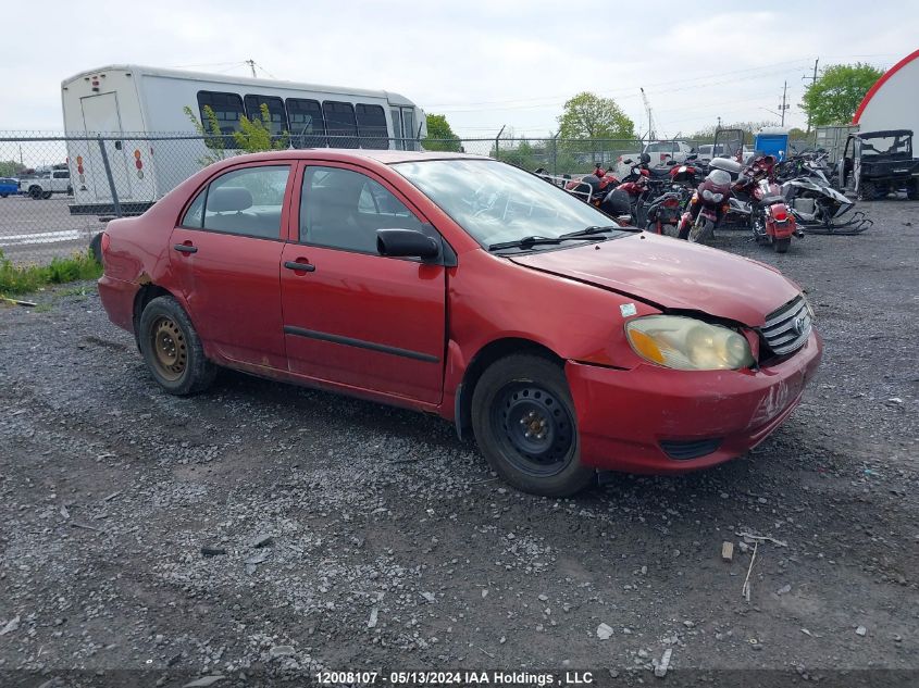 2003 Toyota Corolla VIN: 2T1BR32E43C750505 Lot: 12008107