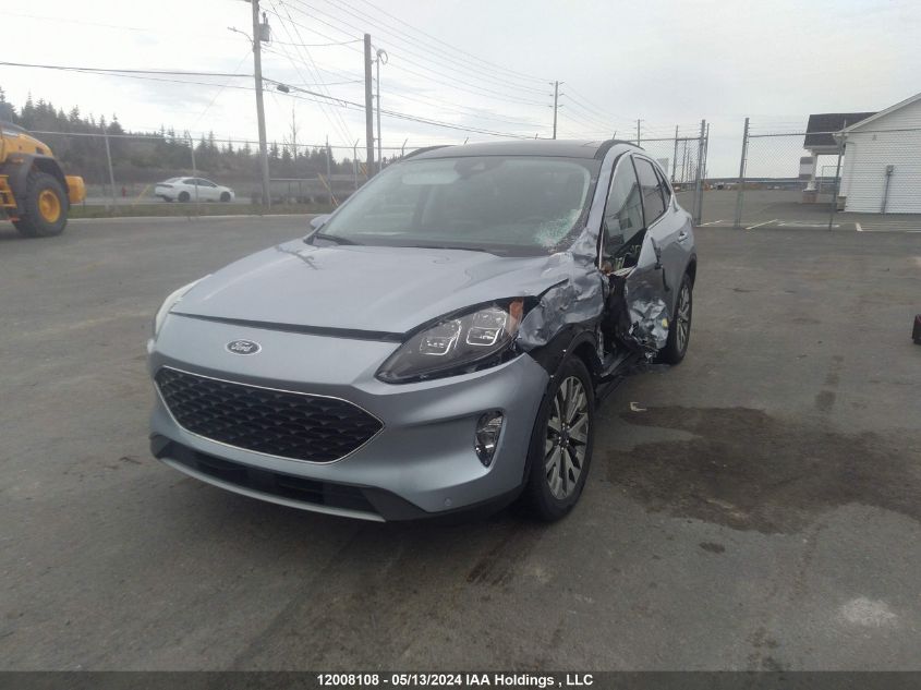 2022 Ford Escape Titanium VIN: 1FMCU9J96NUA69614 Lot: 12008108