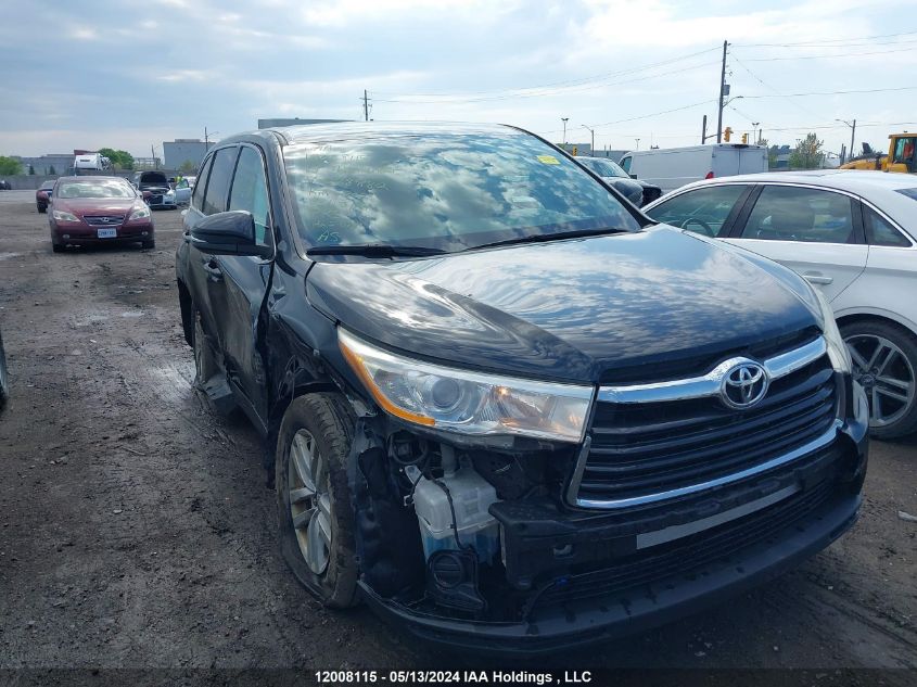 2014 Toyota Highlander Le/Le Plus VIN: 5TDBKRFHXES028882 Lot: 12008115