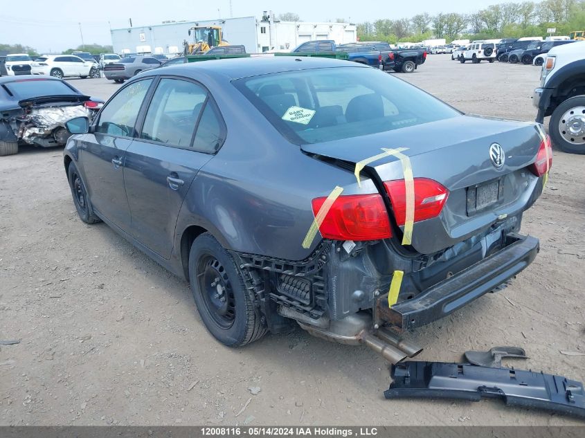 2014 Volkswagen Jetta Sedan VIN: 3VW2K7AJ9EM361201 Lot: 12008116