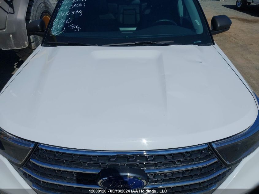 2022 Ford Explorer Xlt VIN: 1FMSK8DH4NGB04261 Lot: 12008120