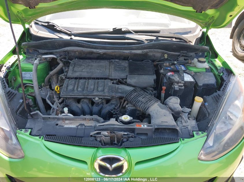 2013 Mazda Mazda2 VIN: JM1DE1KYXD0168584 Lot: 12008123