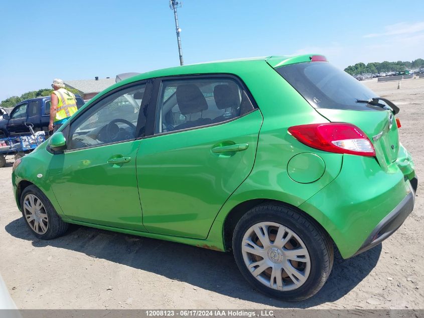 2013 Mazda Mazda2 VIN: JM1DE1KYXD0168584 Lot: 12008123