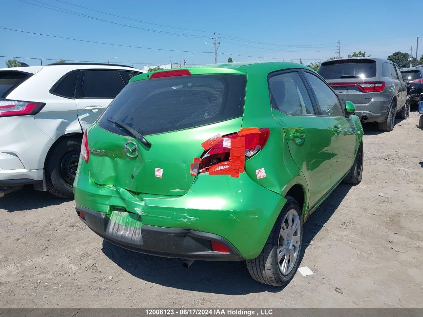 2013 Mazda Mazda2 VIN: JM1DE1KYXD0168584 Lot: 12008123