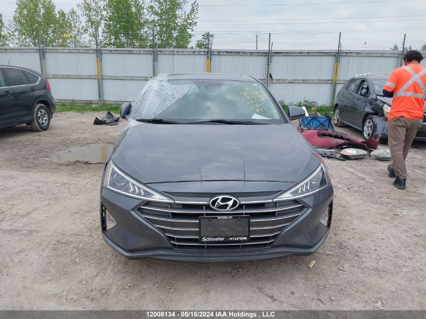 2019 Hyundai Elantra Preferred VIN: KMHD84LF6KU833049 Lot: 12008134