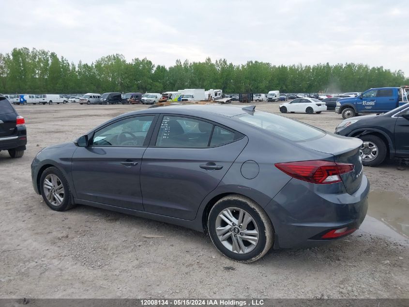 2019 Hyundai Elantra Preferred VIN: KMHD84LF6KU833049 Lot: 12008134