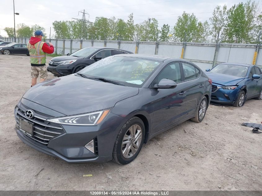 2019 Hyundai Elantra Preferred VIN: KMHD84LF6KU833049 Lot: 12008134